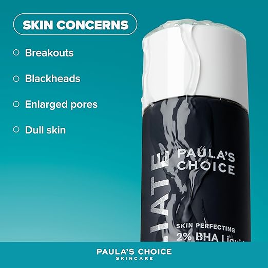 Paula's Choice SKIN PERFECTING 2% BHA Liquid Exfoliant - Face Exfoliating Peel Fights Blackheads & Enlarged Pores - with Salicylic Acid - Combination & Oily Skin - 118 ml